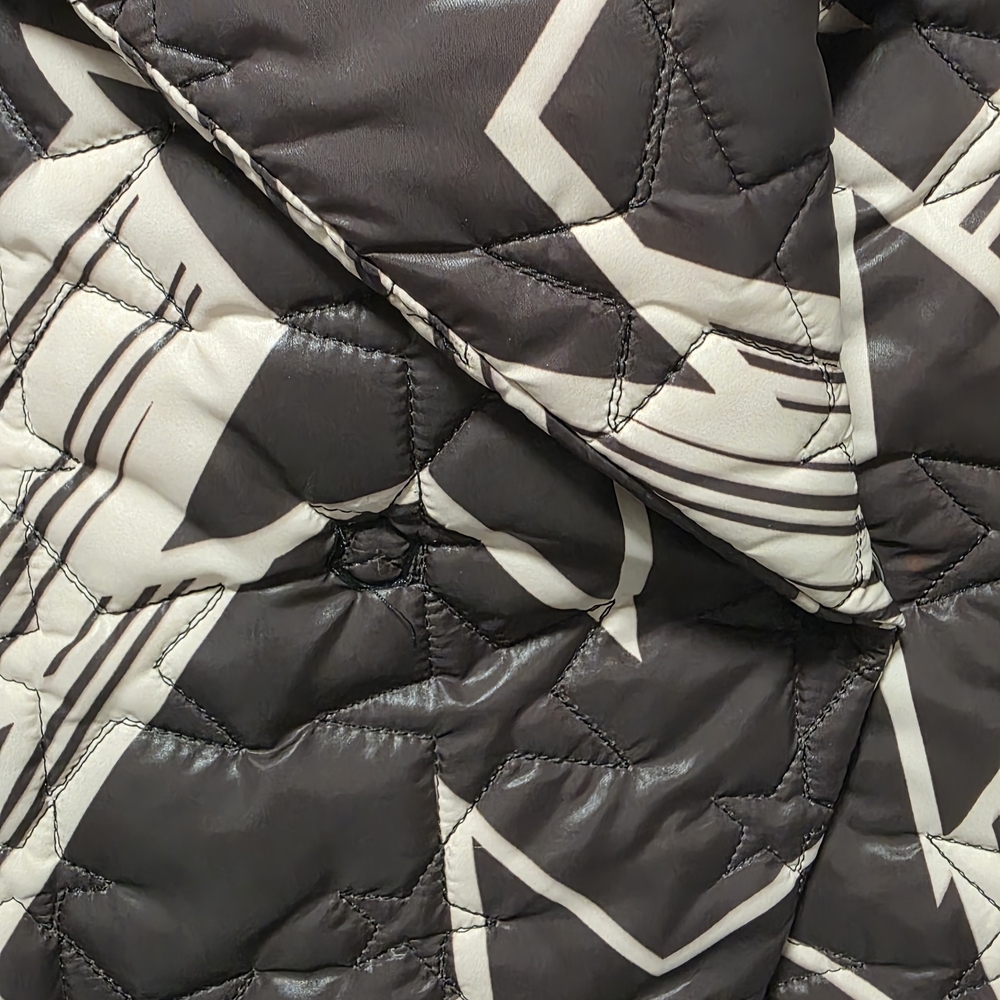 Star Pattern Cropped Quilted Jacket - image 6